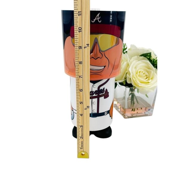 RARE Atlanta Braves MLB Baseball Night Light Projector Desk Lamp USB AAA - Picture 10 of 11